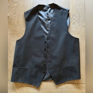 Men’s formal black suit vest